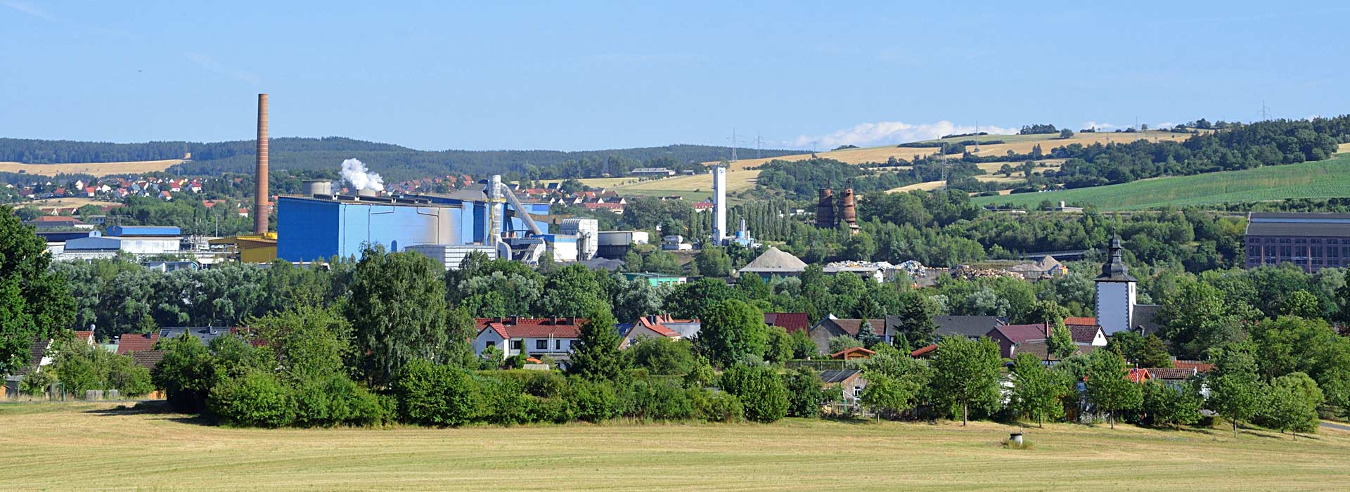 Stahlwerk Thüringen - Großindustrie in Unterwellenborn